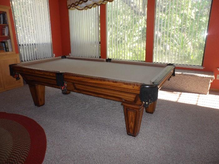 Pool Table Custom Made by Golden West Billiards, Inc., Sun Valley, Calif.