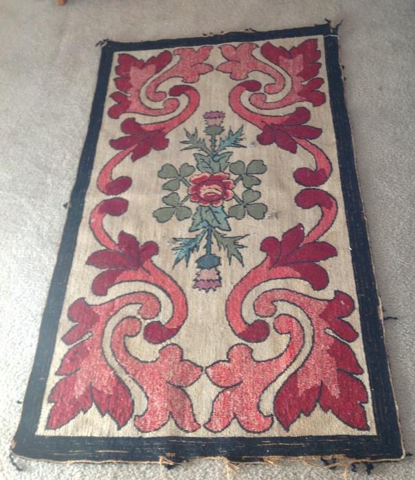 Hand made antique rug