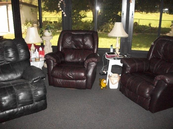 3 RECLINERS