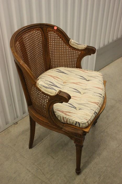 cane back side chair -ask to see