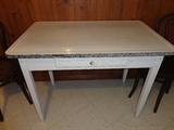 Enamel top table