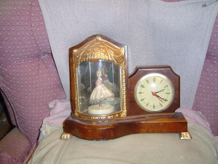 Antique Ballerina clock