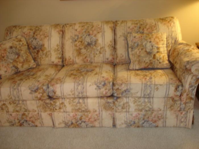 C.R. Laine floral couch
