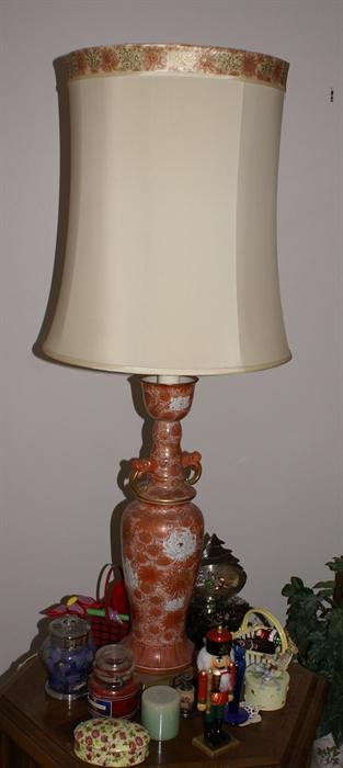 1960's Porcelain Table Lamp