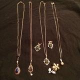 14KT Gold Necklaces, Pendants, Pin