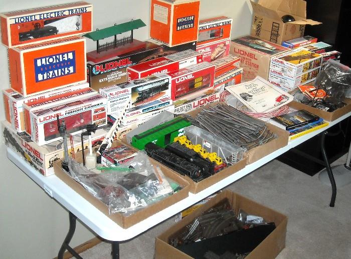 Large Lionel Train Collection