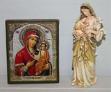 Russian Icon and Statue