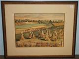 Lucile Sharp Original Watercolor