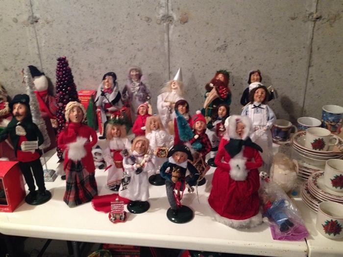 Byers Choice Carolers- including dolls from the Nutcracker line and A Christmas Carol line.  Many First Editions