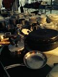 Beautiful set of pots and pans large roaster perfect for holiday cooking