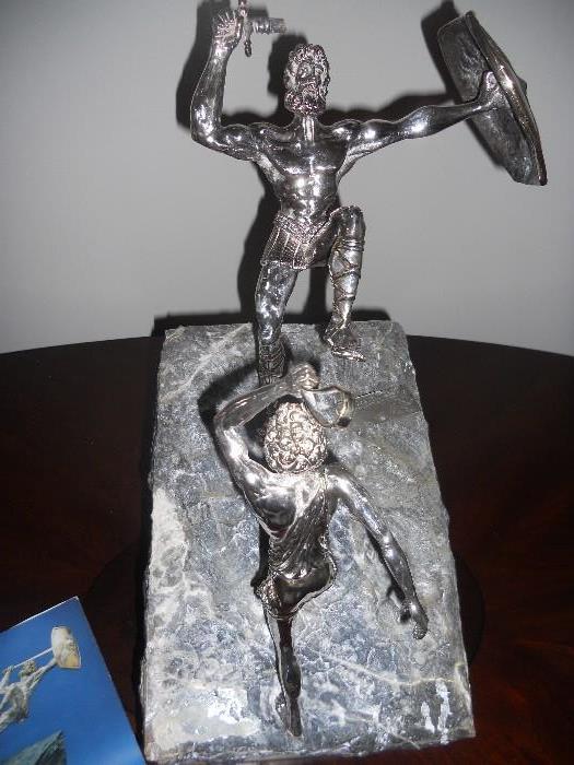 Yaacov Heller sterling sculpture