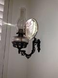 Antique Wall Oil Lamp