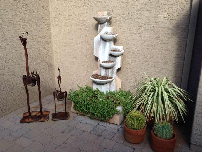 Yard Art, Plants, Pots