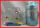 BEAUTIFUL MURANO AQUARIUM GLASS PAPERWEIGHT