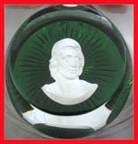 NICE BACCARAT "ALEXANDER THE GREAT" PAPERWEIGHT DISTRIBUTED BY THE FRANKLIN MINT!