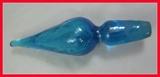 BLENKO ART GLASS DECANTER STOPPER IN TURQUOISE CRACKLE