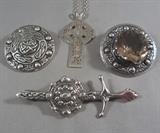 OTHER STERLING SILVER SCOTTISH/CELTIC JEWELRY BEING OFFERED
