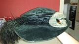 Vintage hats, many with St. Joseph store labels from the Civil War era to the Edwardian era.