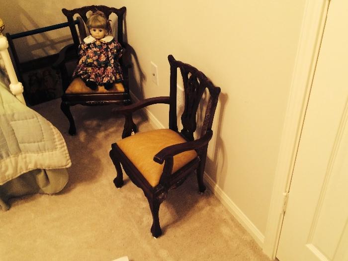 Antique Doll Chairs