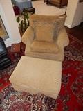 Allen White chair/ottoman
