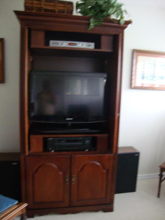 Cherry Armoire ( TV/electronics not included)r
