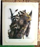 Unframed Vivi Crandall "Wash Bears", open edition, 1988