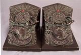 BPOE (Elks) bookends by Ronson, 1922