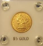 1878 $5 Gold Piece (Half Eagle) Philadelphia Mint