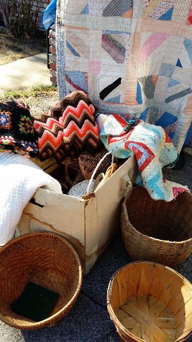 Quilts - Afghans - Baskets