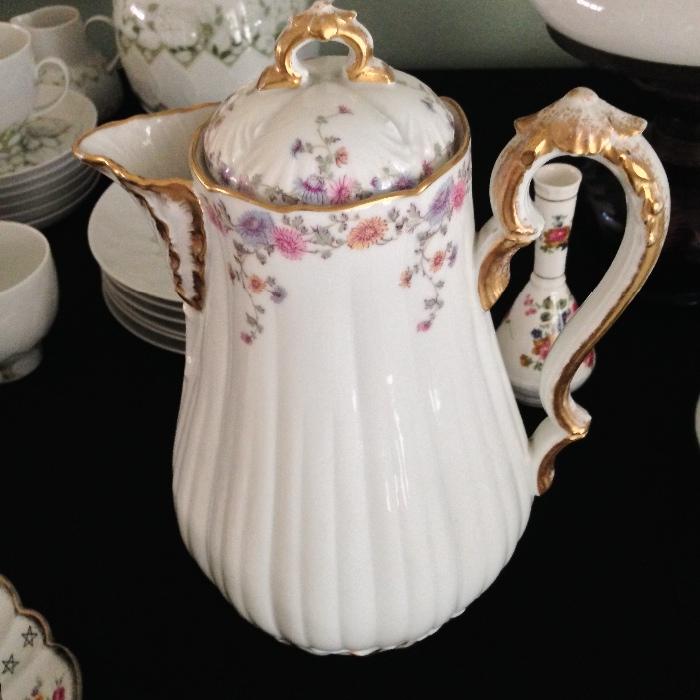M Redon Limoges Teapot