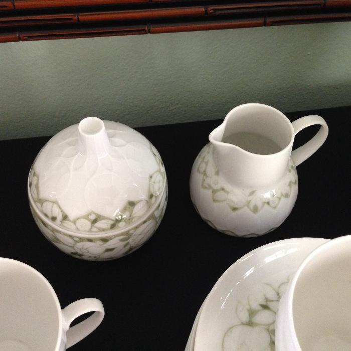 Rosenthal Green Lotus Tea Set
