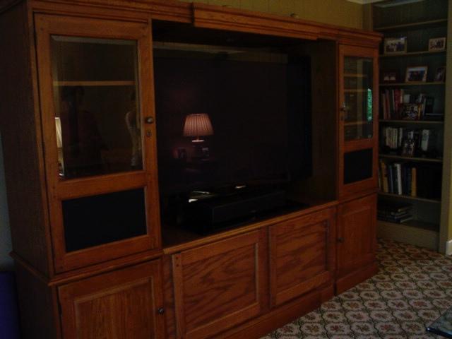 Entertainment Center (will accommodate up to a 60" TV).  