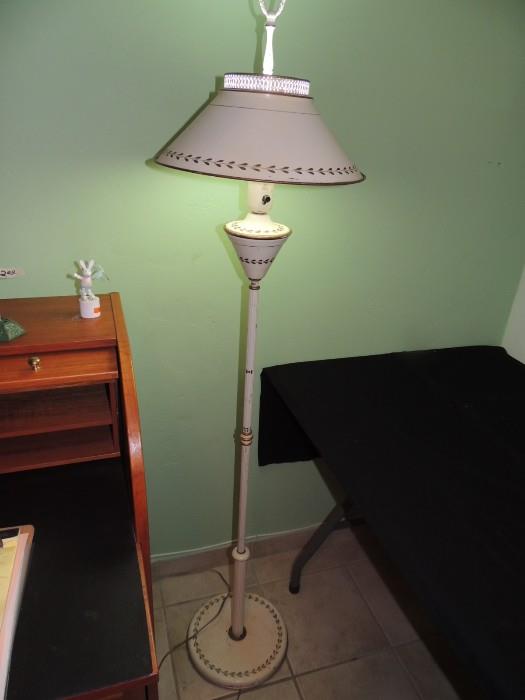 Tole Floor Lamp