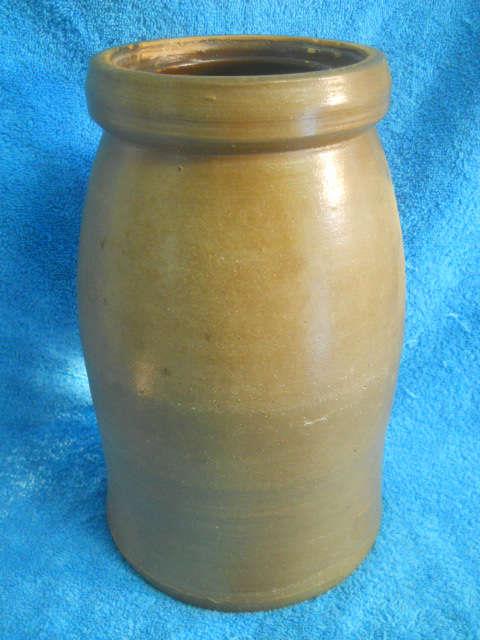 Antique Crockery Canning Jar