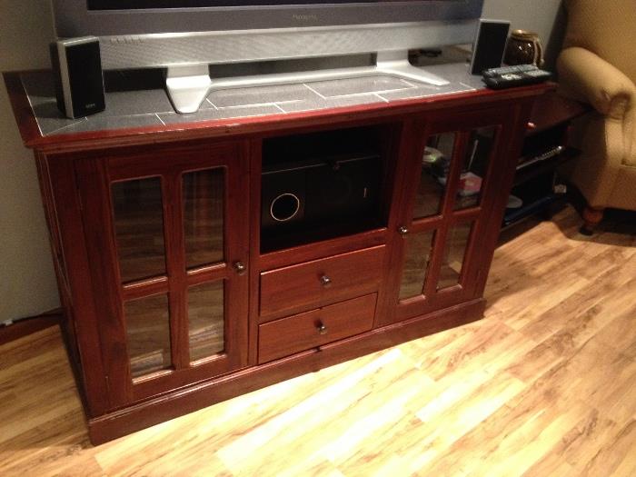 Large TV stand entertainment center