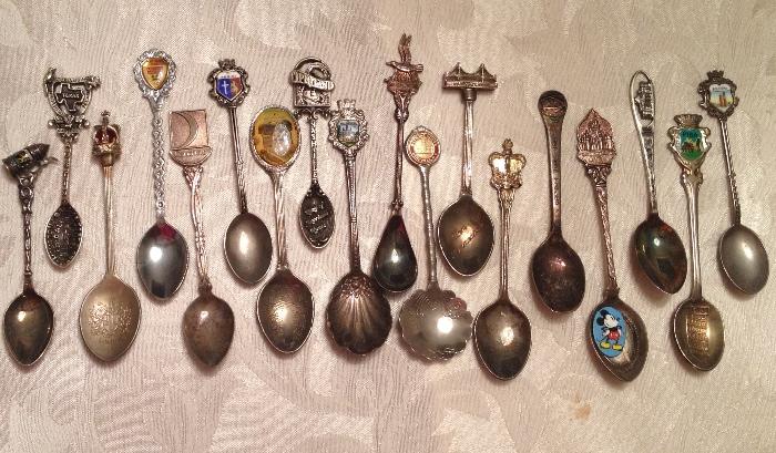 Collection of Souvenir spoons