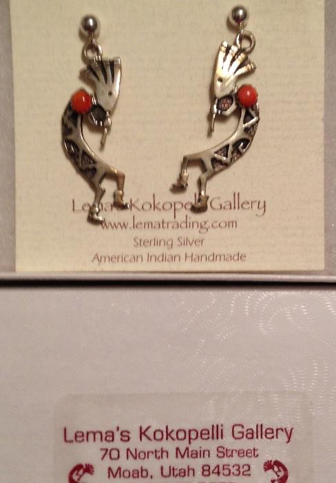 Utah Kokopelli earrings