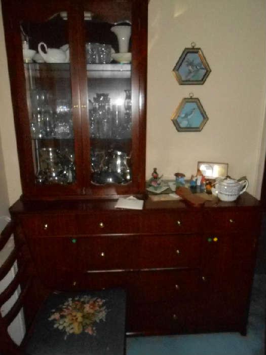 buffet with 1/2 china cabinet