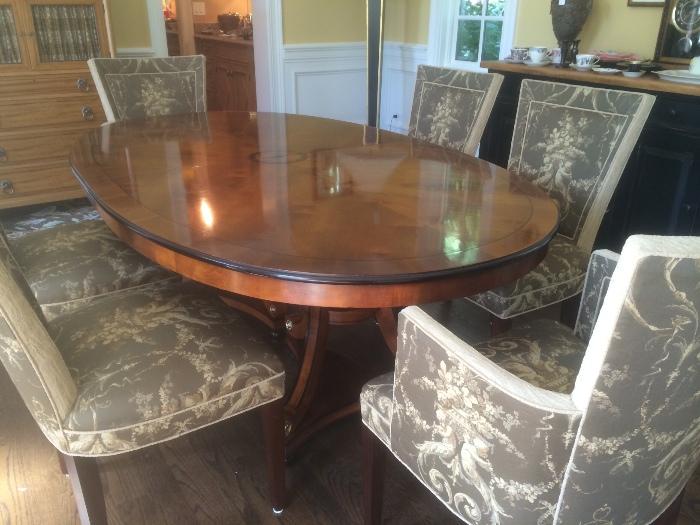 Set of 6 DR chairs and Regency table