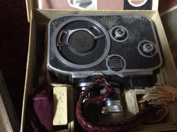 Vintage Paillard Bolex B8 Camera 1956