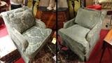 PAIR TOMLINSON SWIVEL ARMCHAIRS
