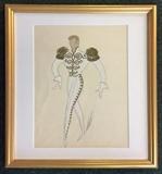 ORIGINAL ERTE PAINTING, CIRCA 1950