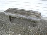 OUTDOOR WOOD BENCH