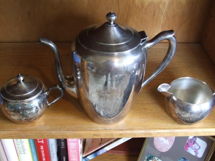 SILVER PLATED COFFEE SET