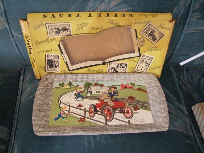 KENTLY CORP-GRAND RAPIDS, MICH... BUFFET TRAYS IN ORIGINAL BOX. EXCELLENT CONDITION TOO