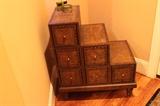 Stair Step Accent Table w/ Six Drawers - Detail