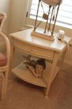 White One Drawer Nightstand