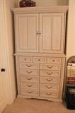 White Entertainment/Wardrobe Cabinet