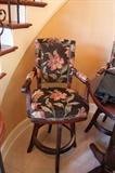 Swivel Upholstered Pub Chair - Detail - 2 Available