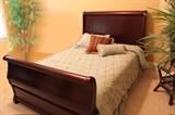 Queen Sleigh Bed w/ Complimentary Queen Size Mattresses - Detail
